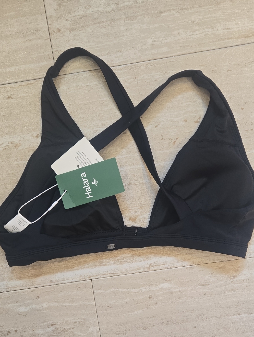 New Halara Black Athleisure/Bikini  Top - Picture 8 of 9